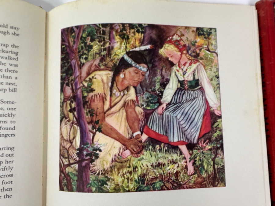 First Edition Hardcover Children's Book Elin's Amerika By Marguerite De Angeli And Tenth Printing Of The Gingerbread Man By Violet Moore Higgins [Photo 7]