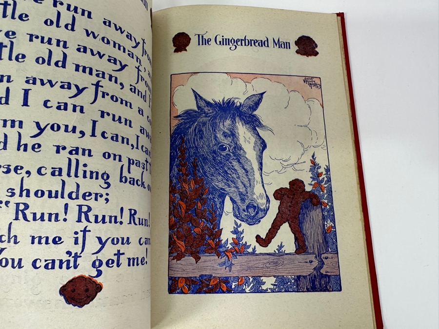 First Edition Hardcover Children's Book Elin's Amerika By Marguerite De Angeli And Tenth Printing Of The Gingerbread Man By Violet Moore Higgins [Photo 17]