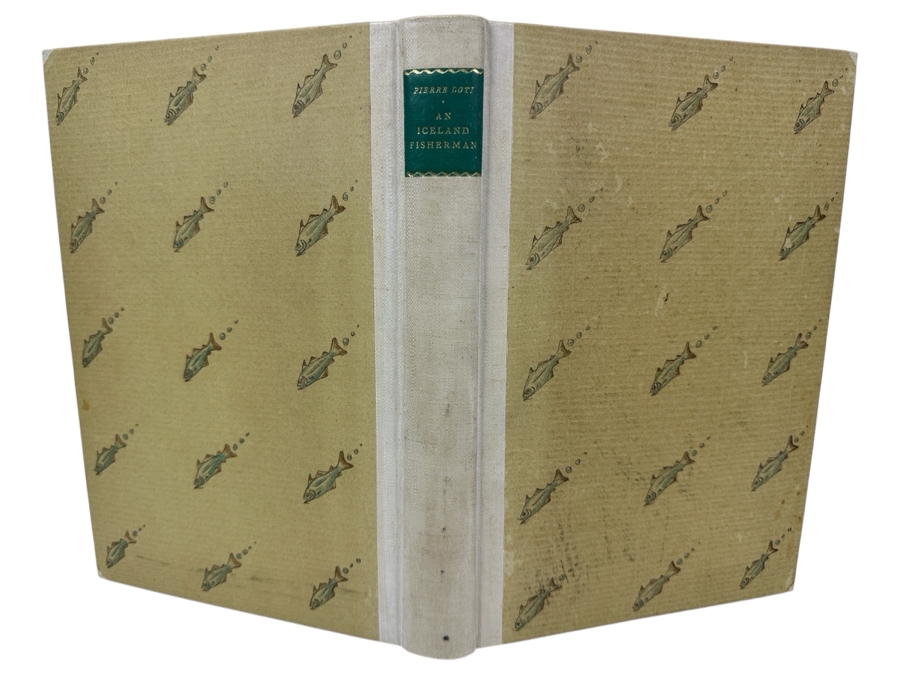Signed Limited Editions Club Hardcover Book Iceland Fisherman By Pierre Loti Consists Numbered 1323 Of 1500 Hand Signed By The Artist Yngve Berg [Photo 1]
