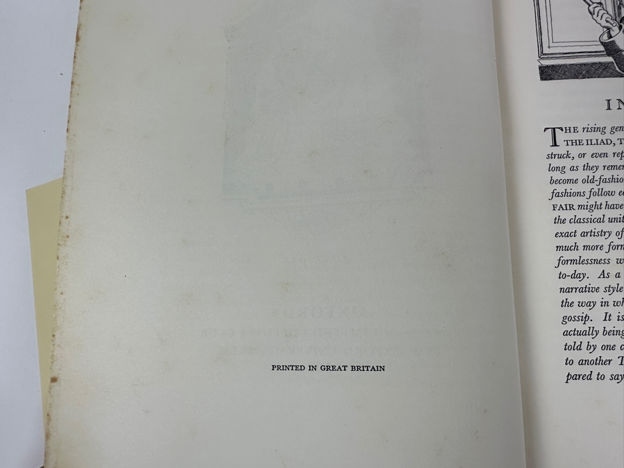 Signed Limited Editions Club Hardcover 2 Volume Book: Vanity Fair - A Novel Without A Hero By William Makepeace Thackeray Numbered 1323 Of 1500 Hand Signed By The Illustrator Artist John Austen [Photo 10]