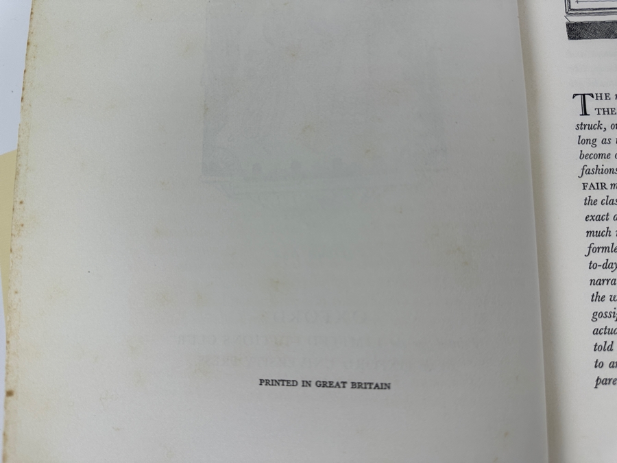 Signed Limited Editions Club Hardcover 2 Volume Book: Vanity Fair - A Novel Without A Hero By William Makepeace Thackeray Numbered 1323 Of 1500 Hand Signed By The Illustrator Artist John Austen [Photo 9]