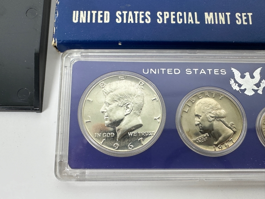 (4) United States Proof Coin Sets From The Years: 1963 (Silver Coins), 1966, 1967, And 1977 [Photo 4]