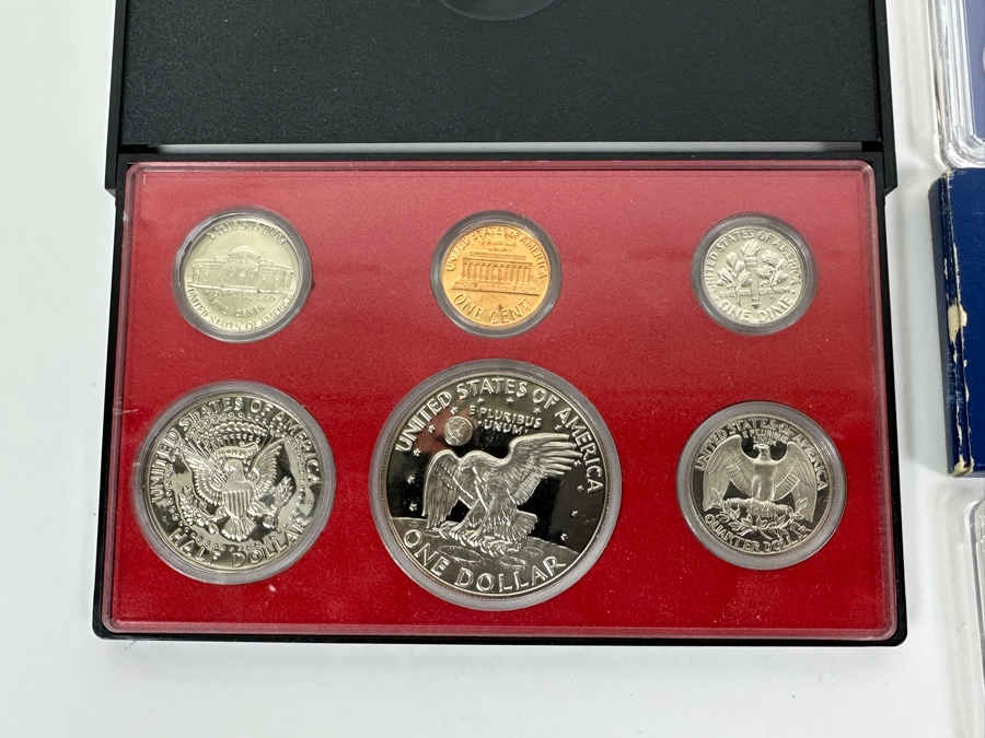(4) United States Proof Coin Sets From The Years: 1963 (Silver Coins), 1966, 1967, And 1977 [Photo 11]