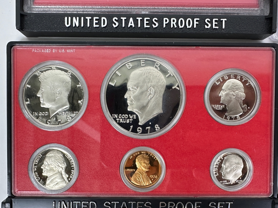 (7) United States Proof Coin Sets From The Years: 1978, 1979, 1981, 1982, 1984 And 1986 [Photo 4]