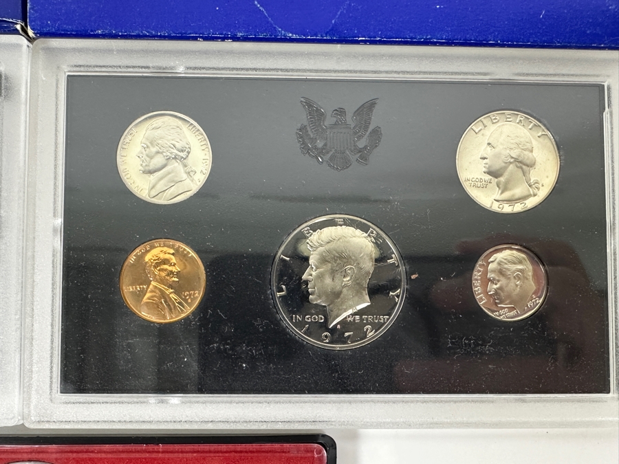 (7) United States Proof Coin Sets From The Years: 1968, 1970, 1971, 1972, 1973, 1974 And 1975 [Photo 8]