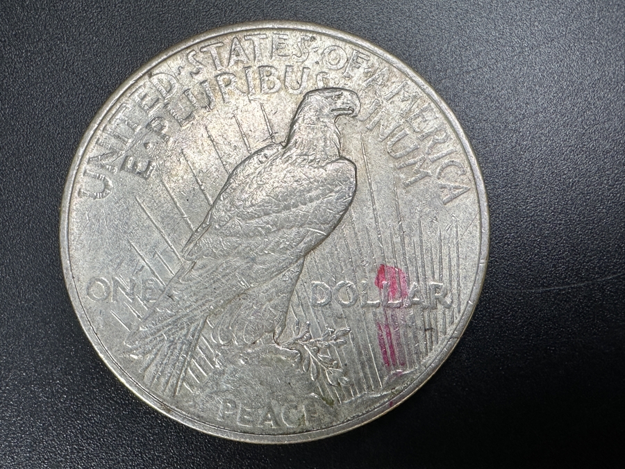 1922 U.S. Silver Peace Dollar [Photo 3]