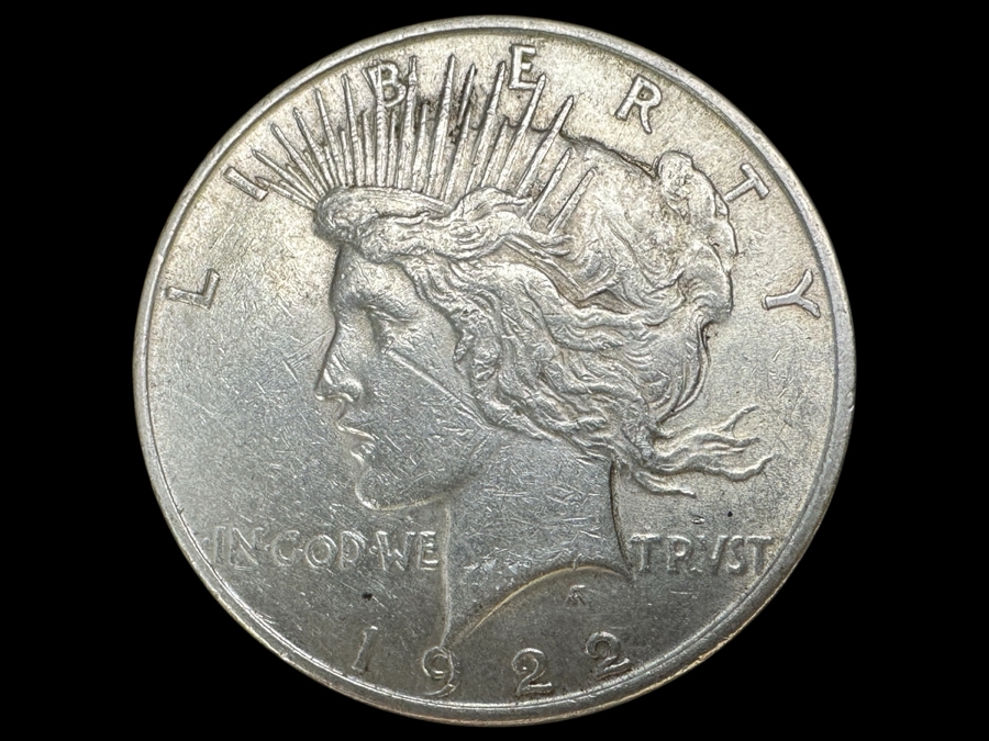 1922 U.S. Silver Peace Dollar [Photo 1]