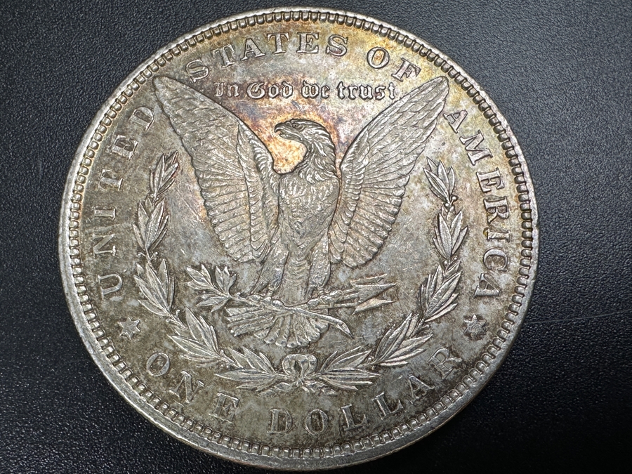 1896 U.S. Morgan Silver Dollar [Photo 3]