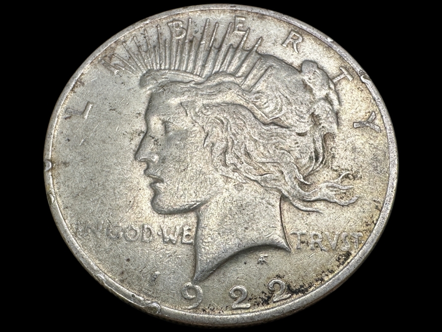 1922 U.S. Silver Peace Dollar [Photo 1]