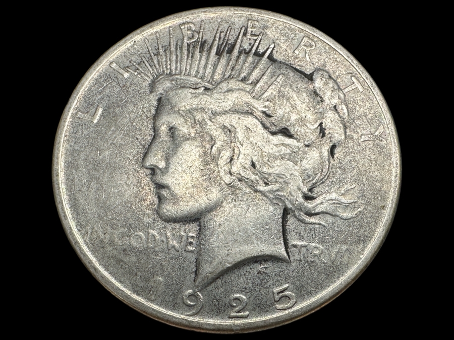 1925 U.S. Silver Peace Dollar [Photo 1]