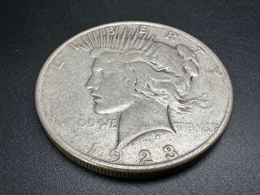1923 U.S. Silver Peace Dollar [Photo 3]