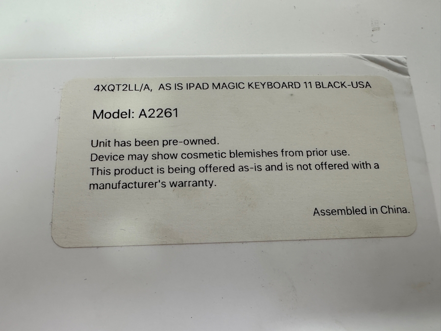 iPad Magic Keyboard 11 Black Model A2261 [Photo 3]