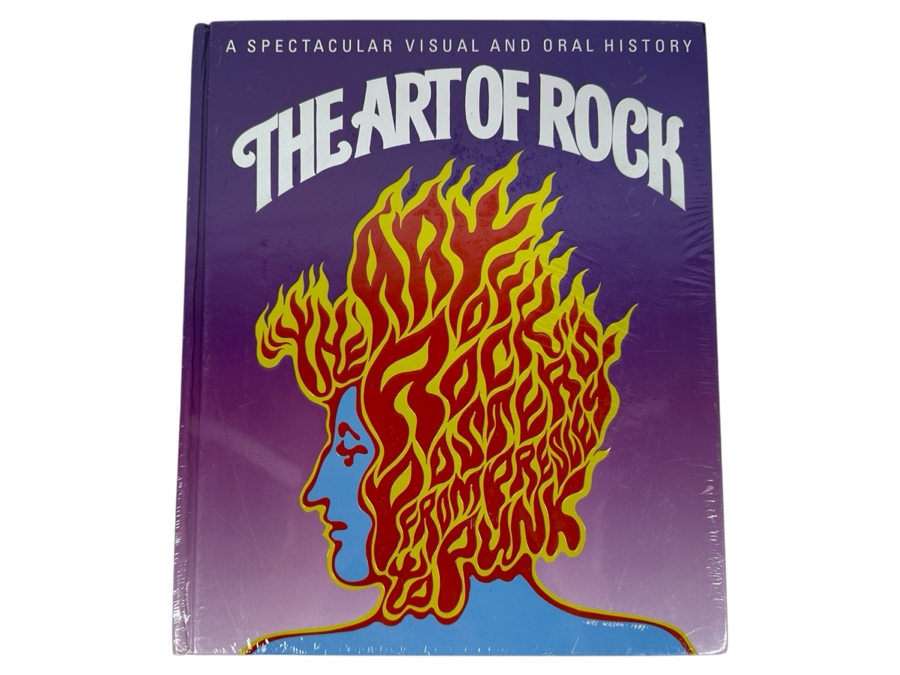 Factory Sealed Hardcover Book The Art Of Rock Retails $45 [Photo 1]