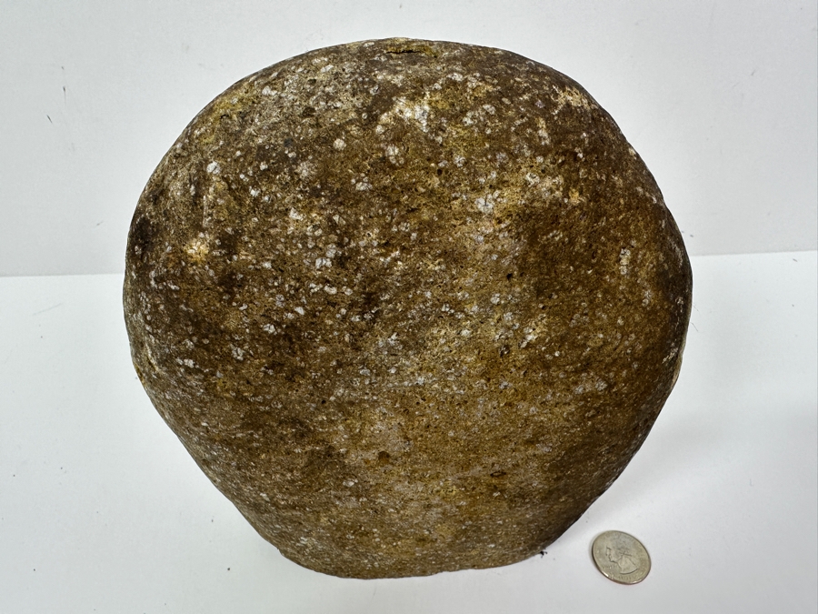 Carved Stone Owl Sculpture 8H [Photo 4]