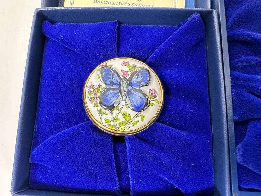 (5) Halcyon Days Enamel Boxes With Original Boxes [Photo 5]