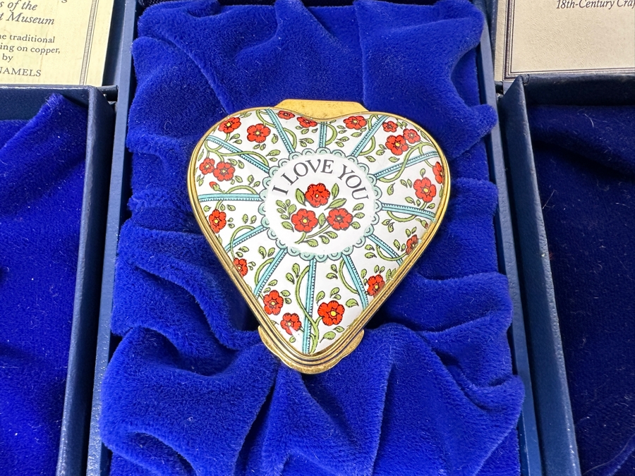 (5) Halcyon Days Enamel Boxes With Original Boxes [Photo 6]