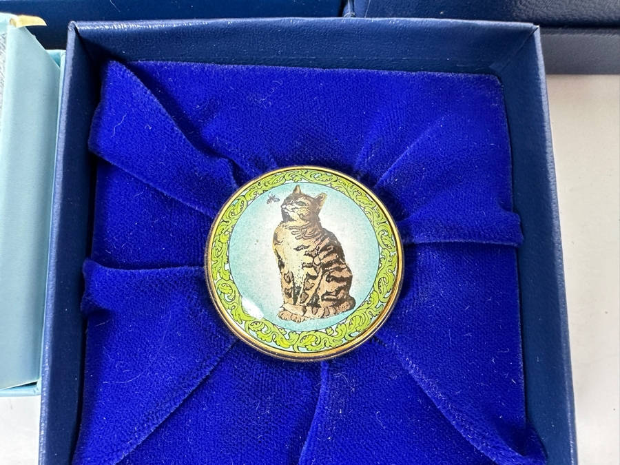 (5) Halcyon Days Enamel Boxes With Original Boxes [Photo 8]