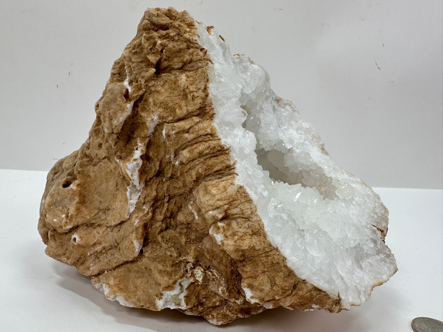 Just Added - Quartz Geode Crystal 7W X 6H [Photo 5]