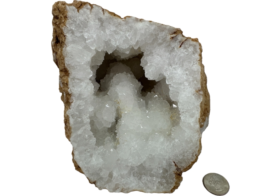 Just Added - Quartz Geode Crystal 7W X 6H