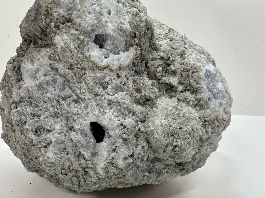 Blue Celestite Crystal Geode Half 7W X 6H [Photo 9]