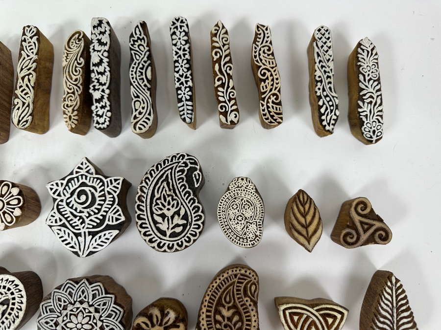 Collection Of Wooden Block Printing Stamps [Photo 4]