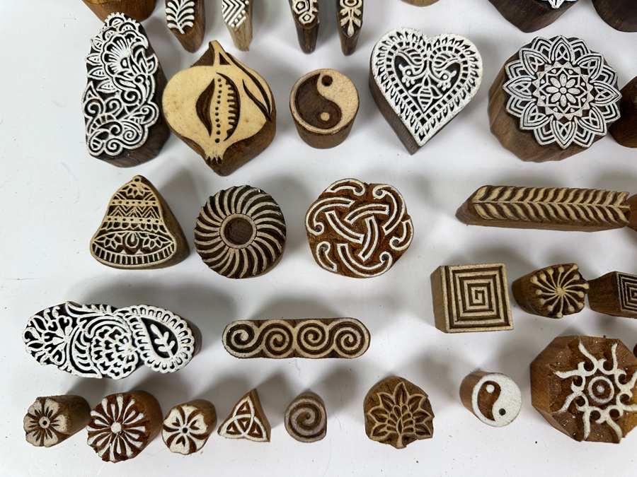 Collection Of Wooden Block Printing Stamps [Photo 6]