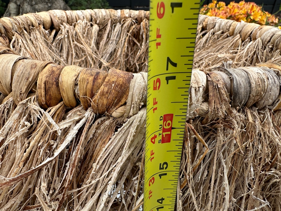 Four Tiki Style Woven Baskets 21'H & 17'H [Photo 5]