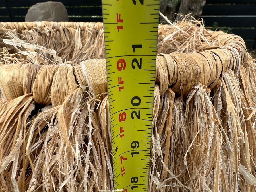 Four Tiki Style Woven Baskets 21'H & 17'H [Photo 6]