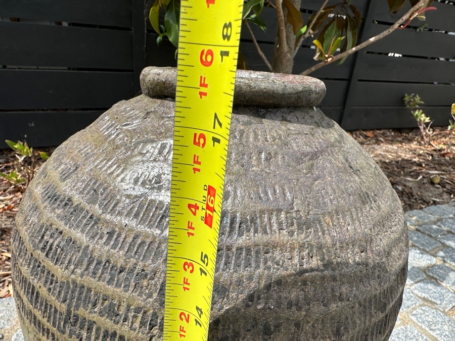 Large Handmade Art Pottery Vase 17.5H [Photo 4]