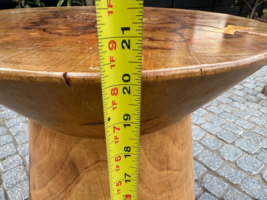 Solid Wooden Side Table 18.5W X 20H [Photo 9]