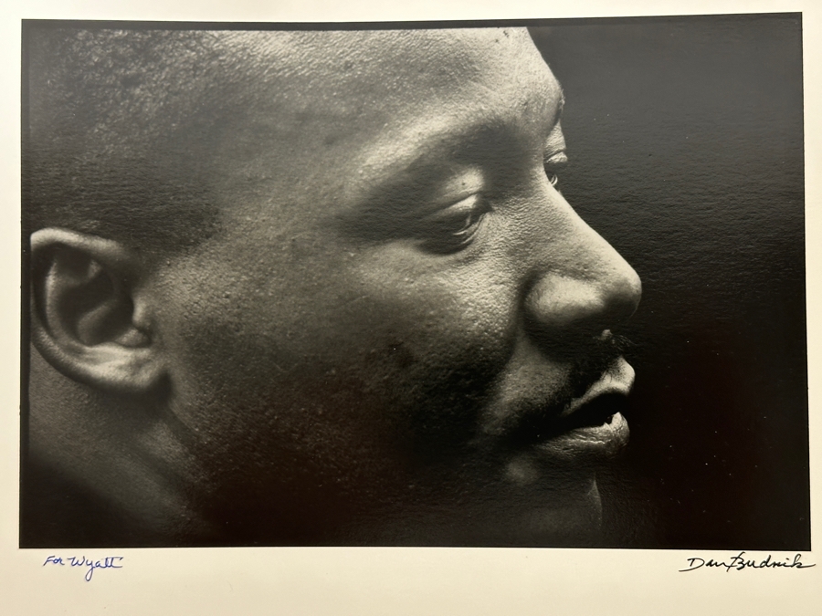 Dan Budnik (1933-2020, American) Signed Photograph Of Martin Luther King Jr. Shortly After His March On Washington 'I Have A Dream' Speech On 8/28/1963 Gelatin Silver Print Ink Signed Dan Budnik 8.5 X 6 Estimate $3,000-$5,000 [Photo 6]