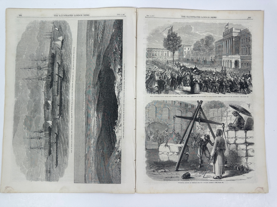Own A Rare Piece Of Our Nation's History - One Of The Earliest Publications Of Abraham Lincoln's Emancipation Proclamation Published On Saturday, October 11, 1862 In The Illustrated London News [Photo 19]