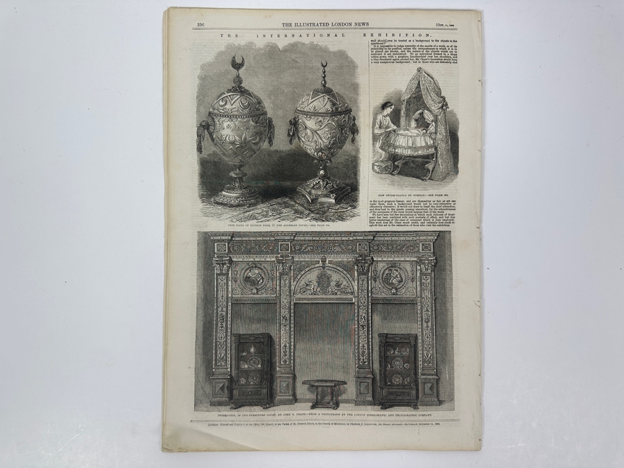Own A Rare Piece Of Our Nation's History - One Of The Earliest Publications Of Abraham Lincoln's Emancipation Proclamation Published On Saturday, October 11, 1862 In The Illustrated London News [Photo 25]