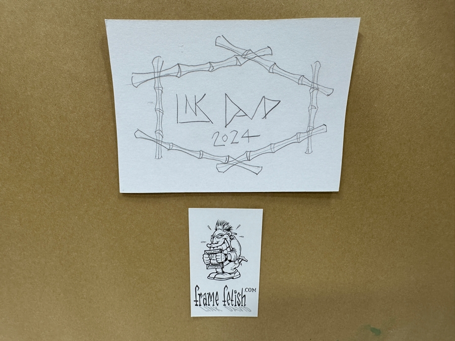 Pair Of Shag (Josh Agle) Limited Edition Three Color Tiki Serigraphs Numbered 10 Of 50 From The Maka Maka Mask And Print Design And Professionally Framed By Link David (FrameFetish.com) 17 X 12 Framed 30 X 24.5 [Photo 15]