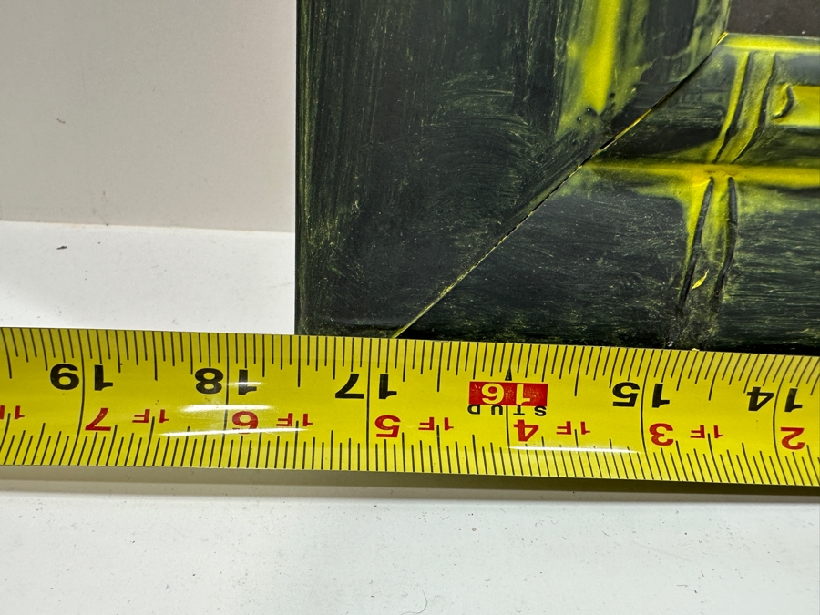 3-D Layered Original Tiki Movie Theater Artwork Collage Professionally Framed And Signed By Link David (FrameFetish.com) Frame Measures 17.5 X 17.5 [Photo 9]