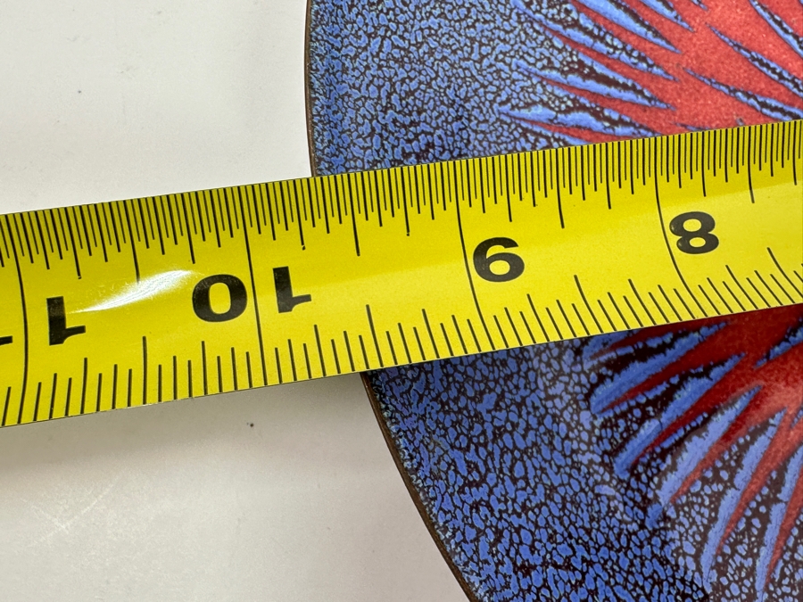 Just Added - Mid-Century Modern Sunburst Enamel Metal Bowl 9.75W [Photo 6]