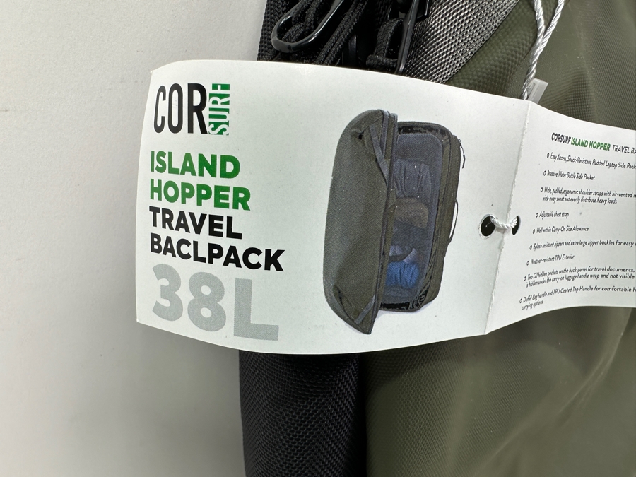 Just Added - New Cor Surf Island Hopper Travel Backpack 38L Retails $129 [Photo 3]