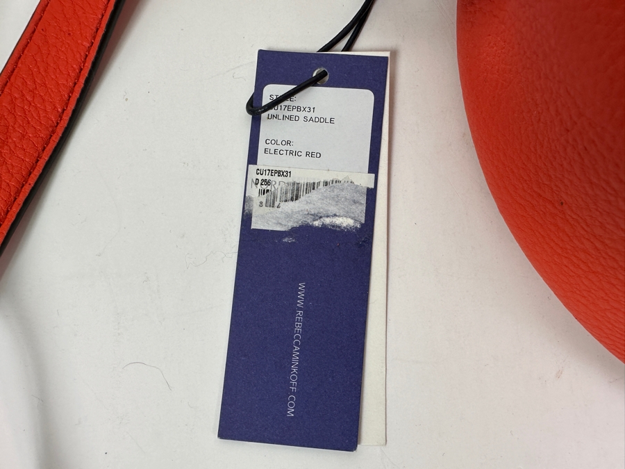 Just Added - New Rebecca Minkoff Electric Red Crossbody Handbag Retails $295	 [Photo 4]