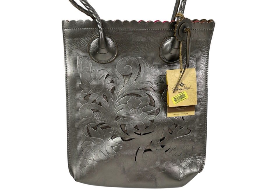 Just Added - New Patricia Nash Italian Folklore Collection Leather Handbag 13W X 16H Retails $199 [Photo 1]