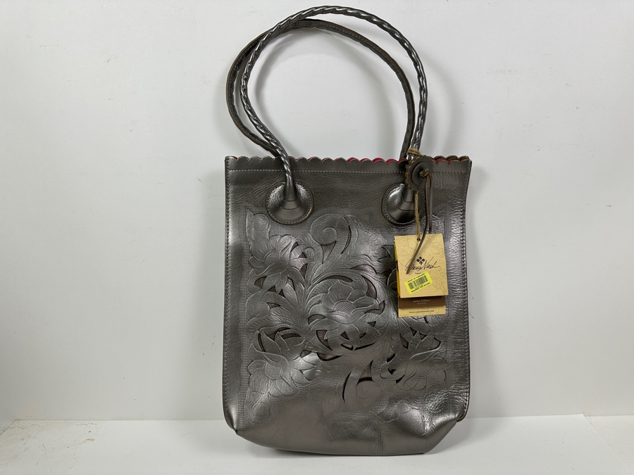 Just Added - New Patricia Nash Italian Folklore Collection Leather Handbag 13W X 16H Retails $199 [Photo 2]