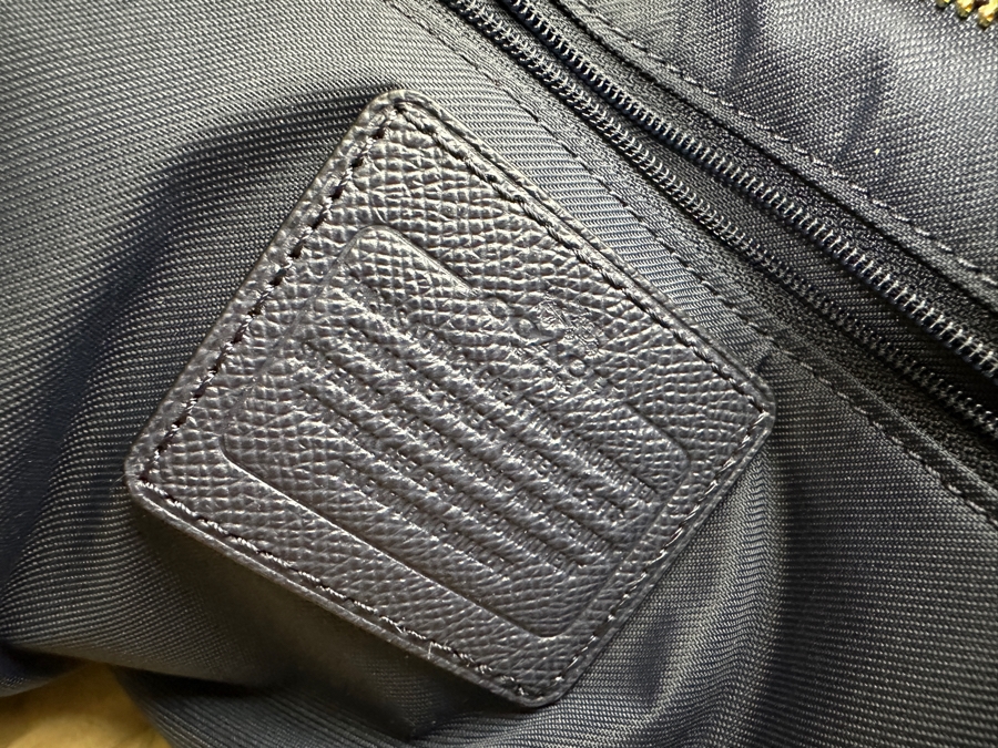 Just Added - New Coach Blue Tote Handbag 18W X 12H [Photo 7]