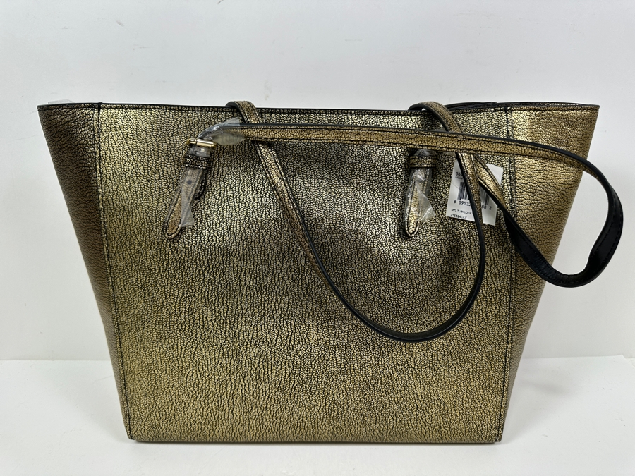 Just Added - New Coach Gold Tote Handbag [Photo 6]