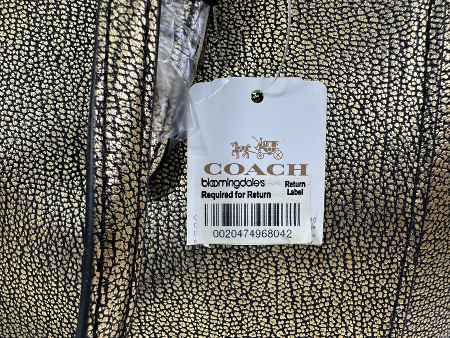 Just Added - New Coach Gold Tote Handbag [Photo 8]