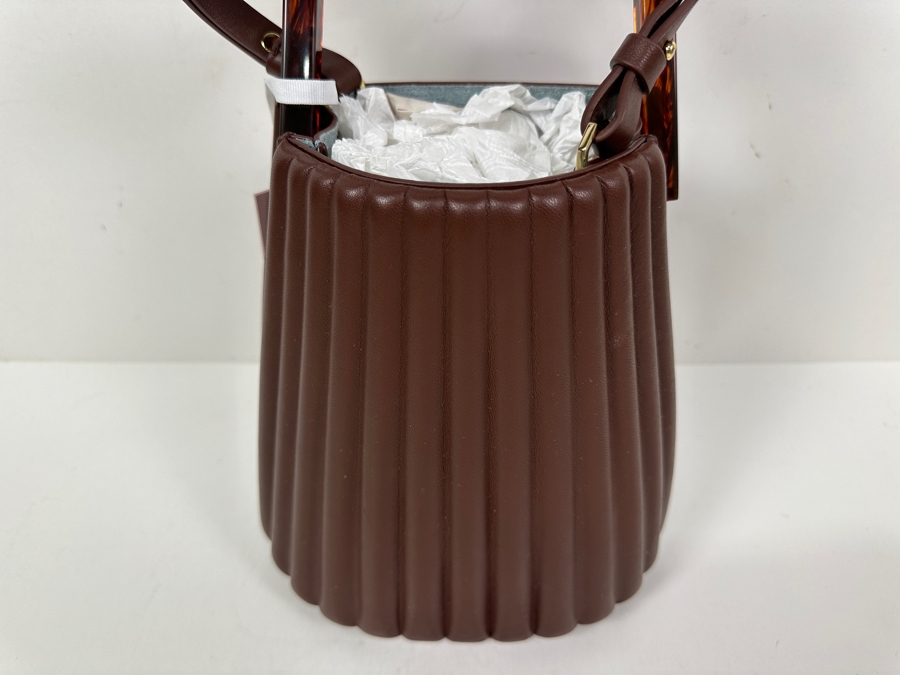 Just Added - New Louise Et Cie Group Alez Large Bucket Leather Handbag Retails $348 [Photo 7]