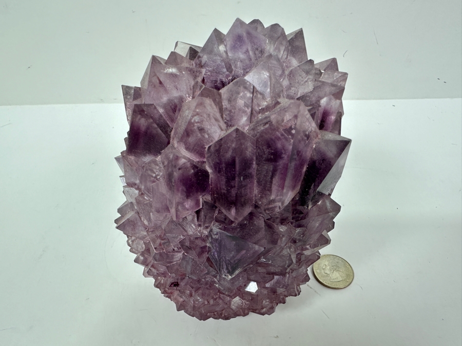 Just Added - Amethyst Sculpture 5.5'H [Photo 3]