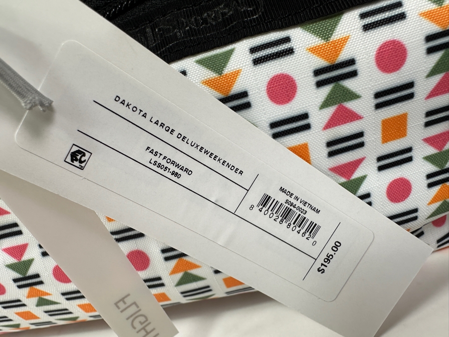 Just Added - New LeSportsac Flight Dakota Large Deluxe Weekender Bag Retails $195 [Photo 3]