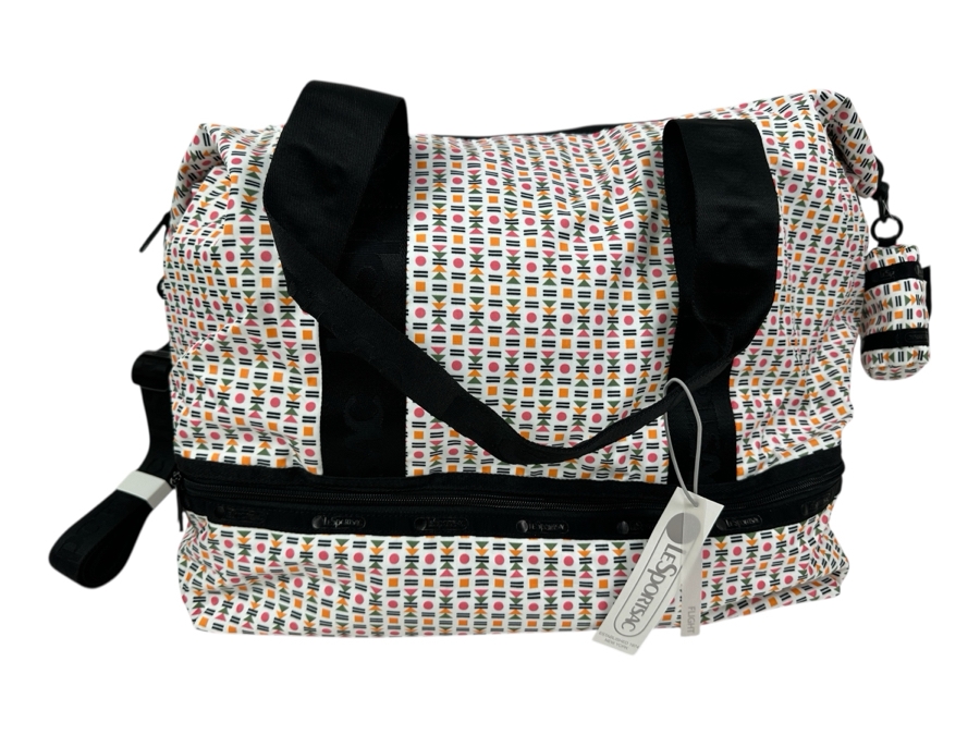 Just Added - New LeSportsac Flight Dakota Large Deluxe Weekender Bag Retails $195