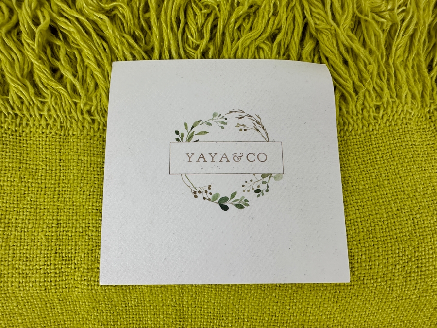 Just Added - New Yaya & Co. Linen Throw [Photo 2]
