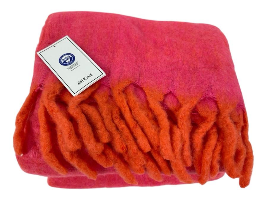 Just Added - New H&M Home Wool Throw 51' X 67'