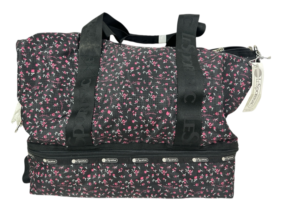 Just Added - New LeSportsac Flight Dakota Large Deluxe Weekender Bag Retails $175